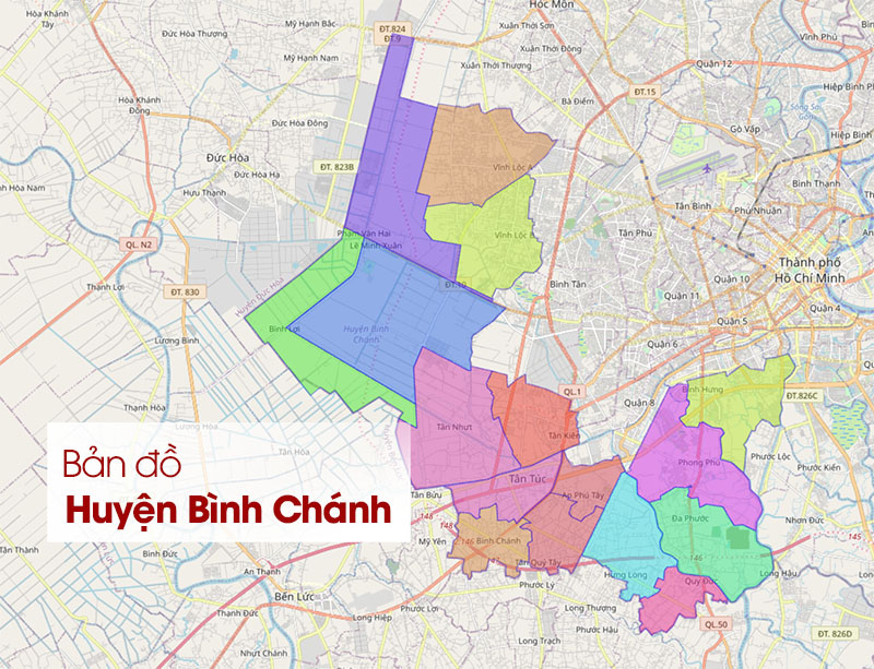 Bản Đồ Huyện Bình Chánh, TP.HCM: Cập Nhật Mới Nhất