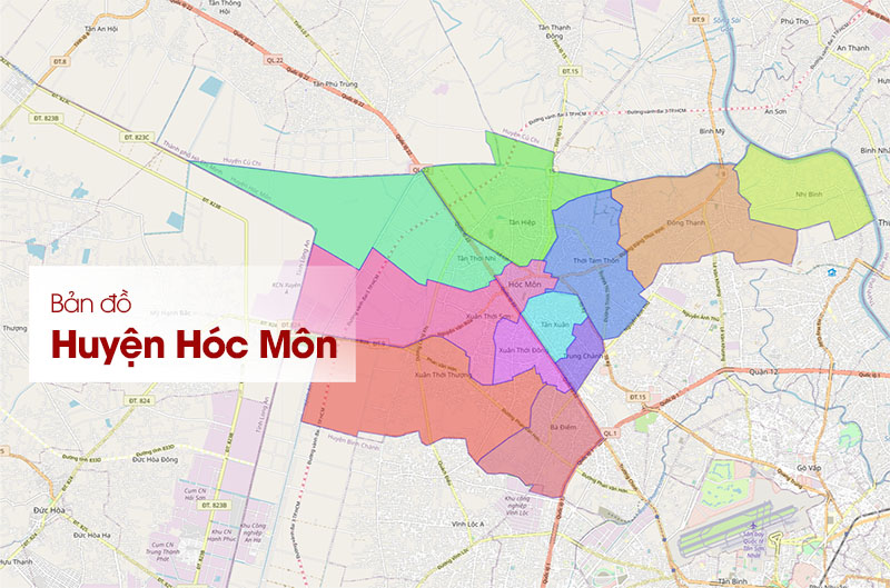Bản Đồ Huyện Hóc Môn, TP.HCM: Cập Nhật Mới Nhất