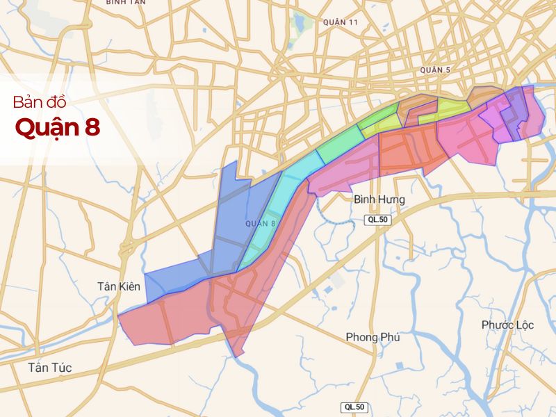 Bản Đồ Quận 8, TP.HCM: Cập Nhật Mới Nhất 2024