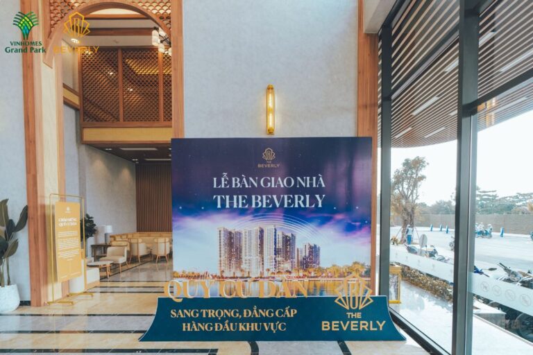 Bàn giao căn hộ The Beverly: Trải nghiệm sống mới