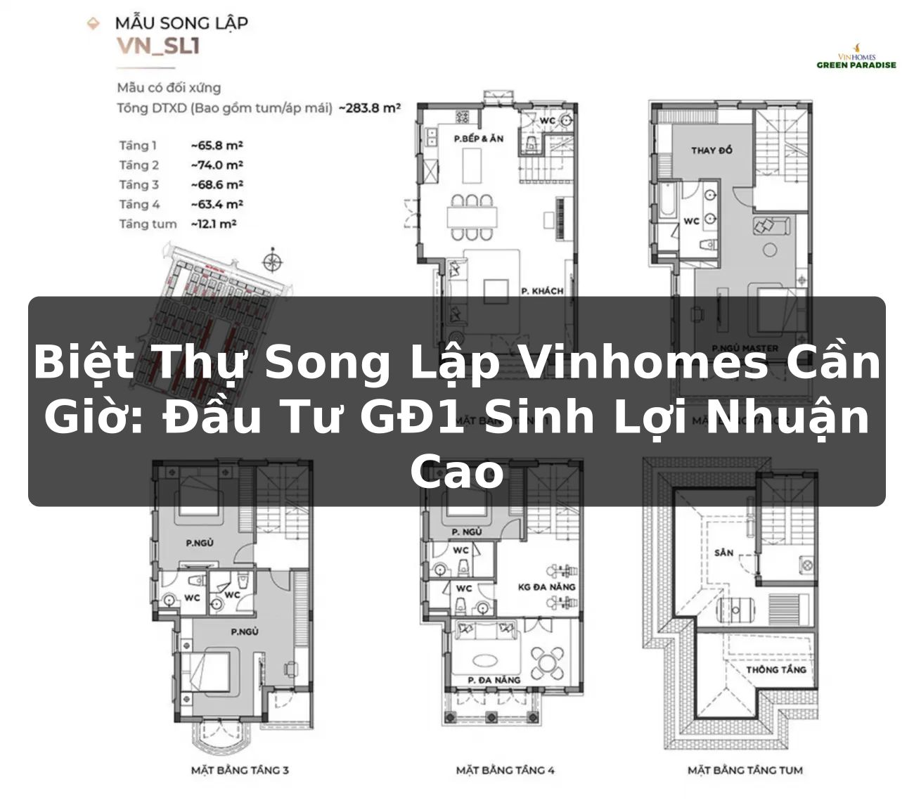 Biệt Thự Song Lập Vinhomes Cần Giờ: Đầu Tư GĐ1 Sinh Lợi Nhuận Cao