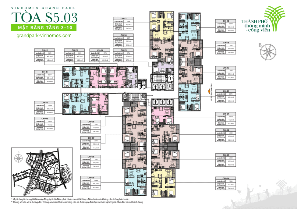 Căn hộ S5.03 Vinhomes Grand Park - Giá, Vị trí, Thiết kế