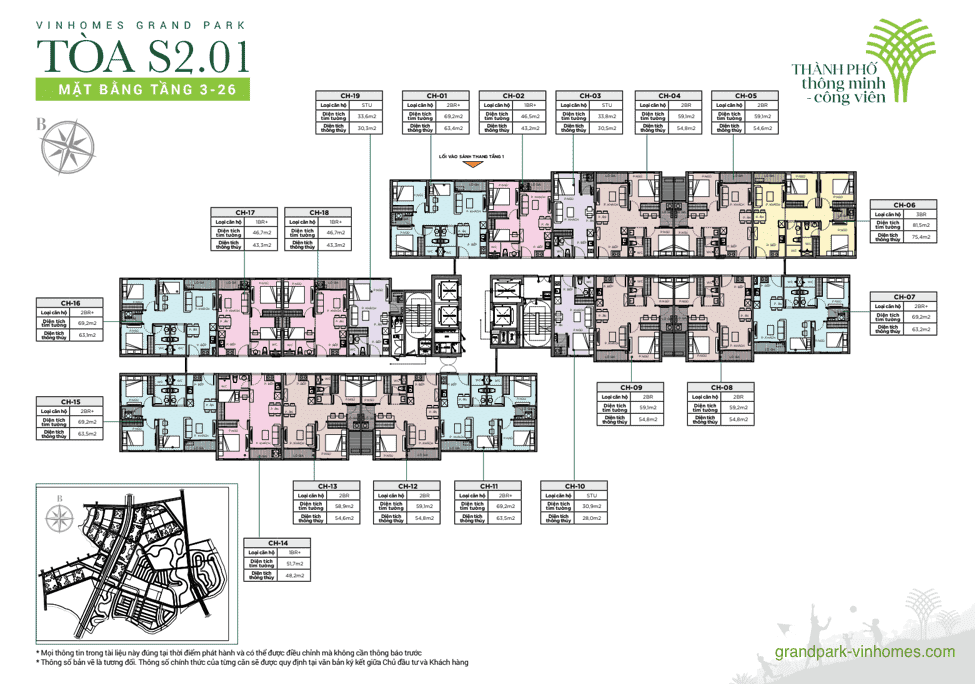Căn hộ Tòa S2.01 Vinhomes Grand Park - Giá & Thông tin mới nhất