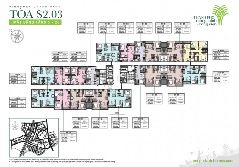 Căn hộ Tòa S2.03 Vinhomes Grand Park - Giá & Thông tin mới nhất