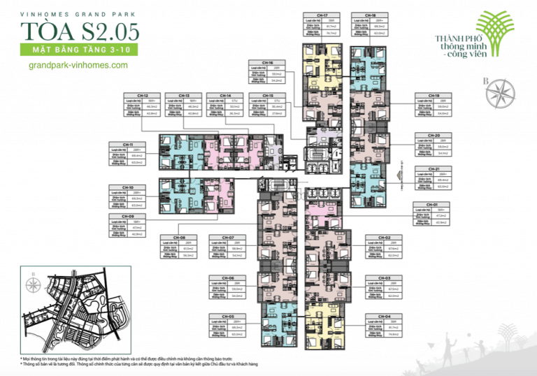 Căn hộ Tòa S2.05 Vinhomes Grand Park - Giá & Thông tin mới nhất