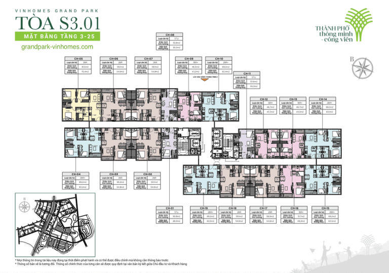 Căn hộ Tòa S3.01 Vinhomes Grand Park - Giá & Thông tin mới nhất