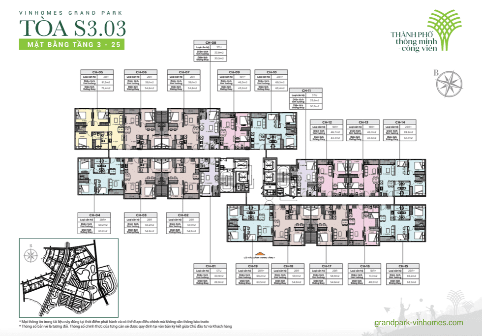 Căn hộ Tòa S3.03 Vinhomes Grand Park - Giá & Thông tin mới nhất