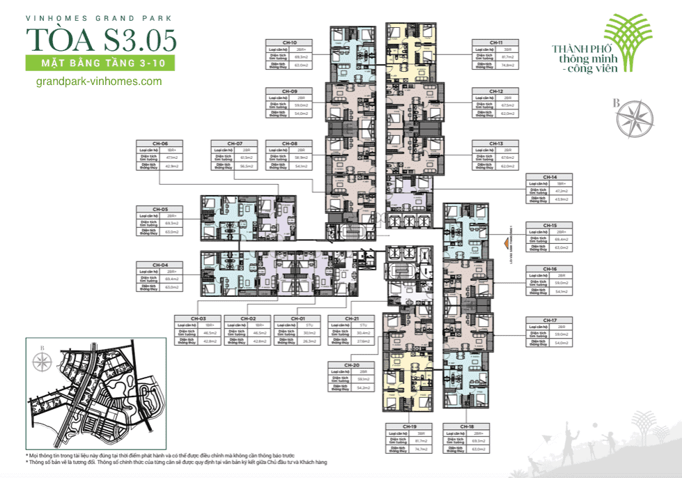Căn hộ Tòa S3.05 Vinhomes Grand Park - Giá & Thông tin mới nhất