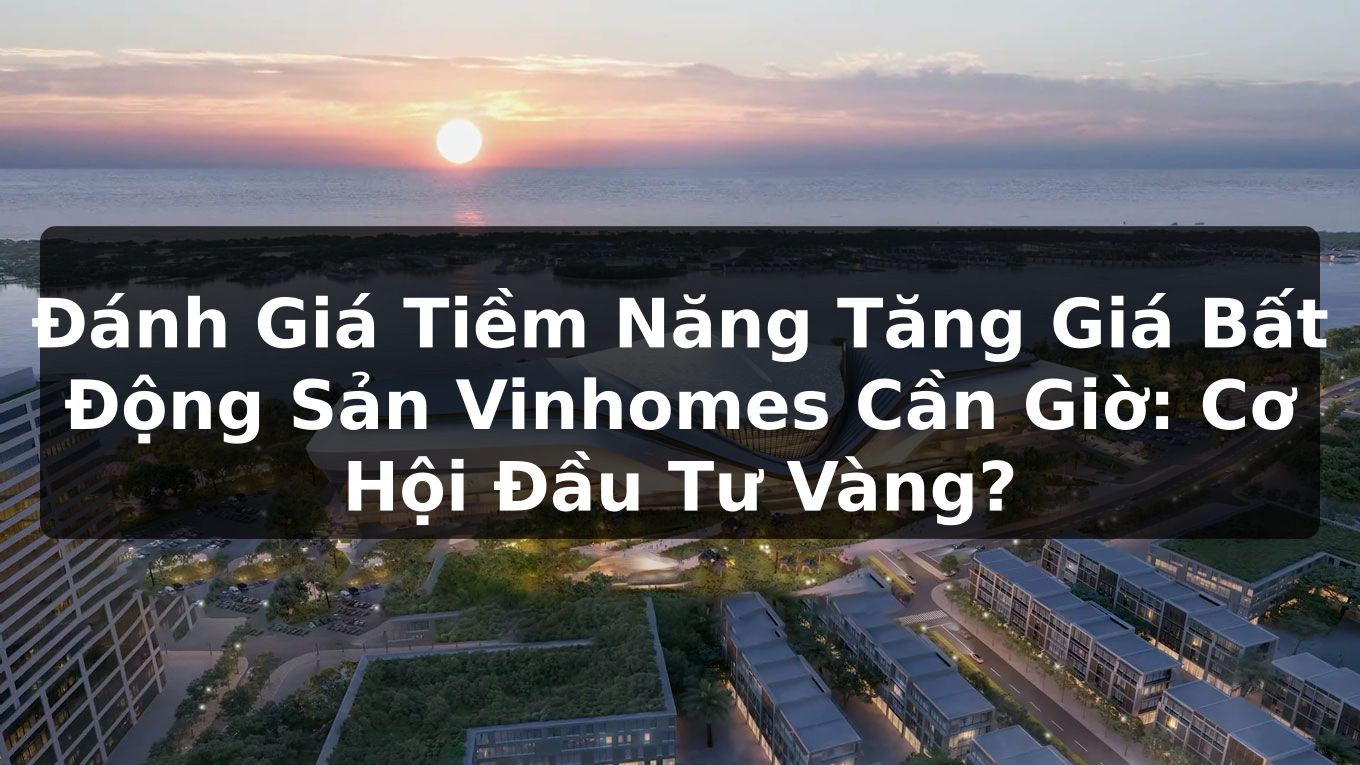 Đánh Giá Tiềm Năng Tăng Giá Bất Động Sản Vinhomes Cần Giờ: Cơ Hội Đầu Tư Vàng?