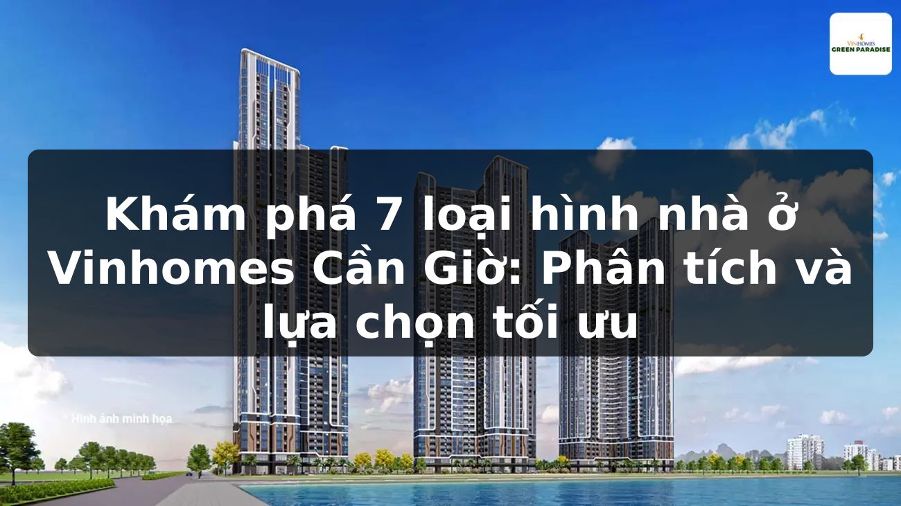 Khám phá 7 loại hình nhà ở Vinhomes Cần Giờ: Phân tích và lựa chọn tối ưu