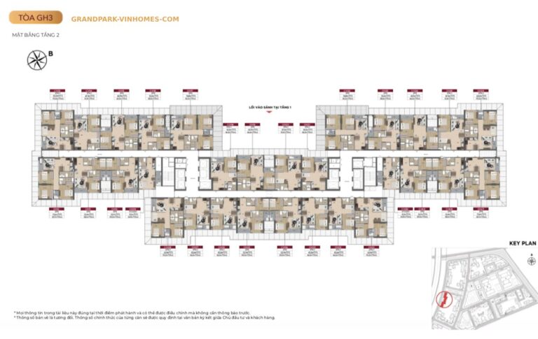 Layout Mặt Bằng GH3 Glory Heights: Thiết Kế Chi Tiết