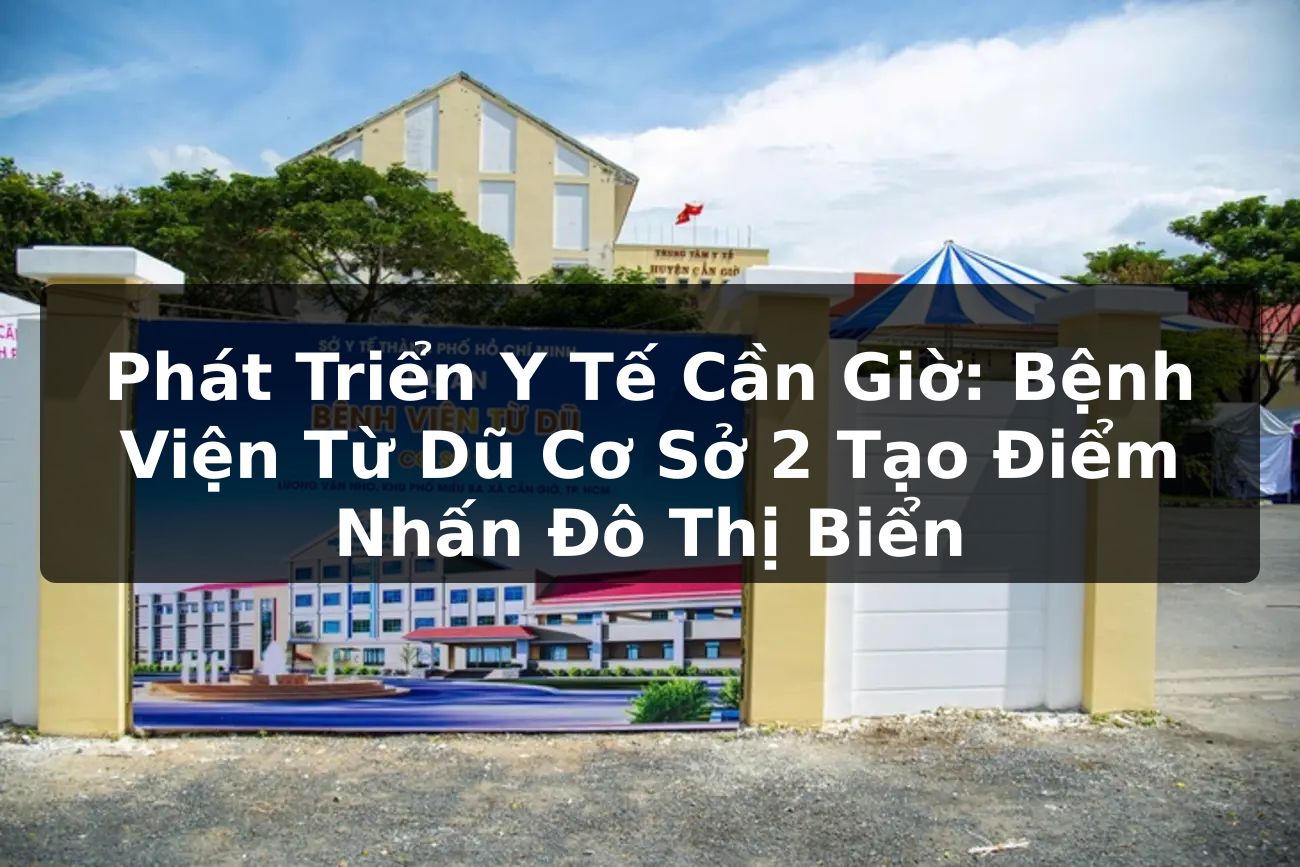 Phát Triển Y Tế Cần Giờ: Bệnh Viện Từ Dũ Cơ Sở 2 Tạo Điểm Nhấn Đô Thị Biển