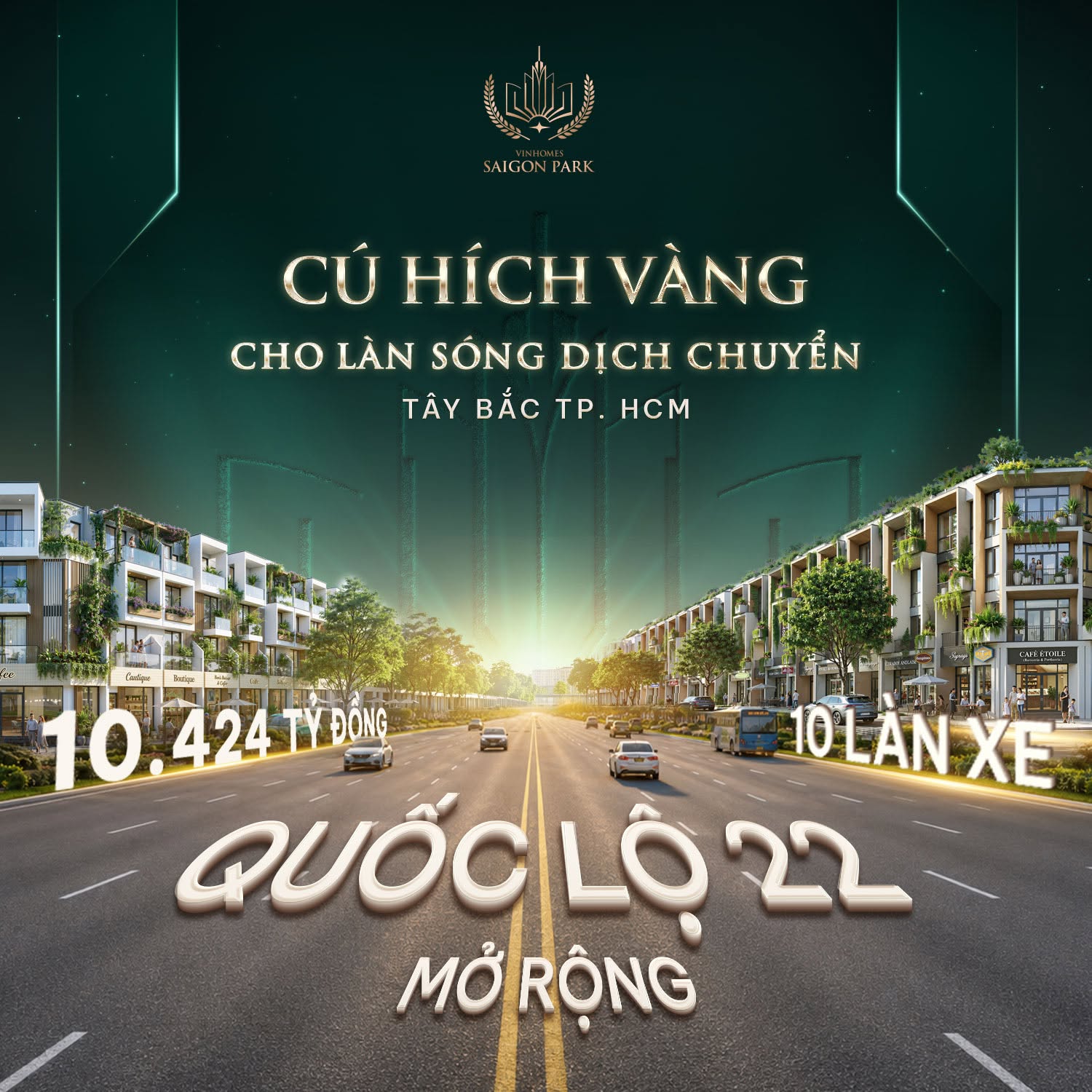 Quy hoạch quy mô lớn tại Quốc lộ 22, tiềm năng BĐS Tây Bắc TP.HCM