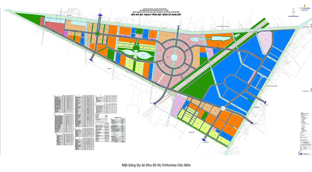 Quy hoạch Vinhomes Hóc Môn: Phân tích chi tiết diện tích 880ha
