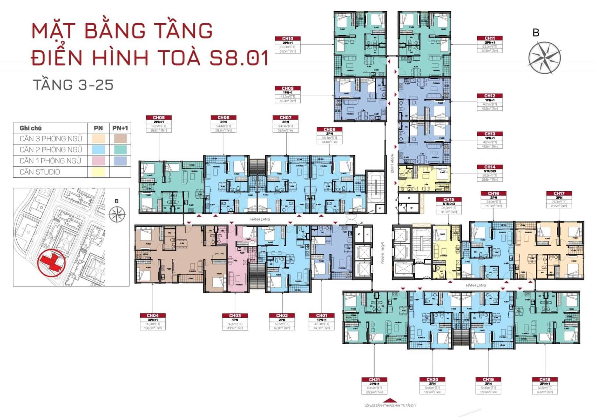 S8 The Origami Vinhomes Grand Park: Căn hộ hiện đại, tiện nghi