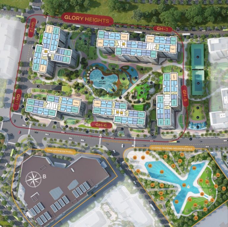 Shophouse Glory Heights: Vị trí đắc địa, tiềm năng kinh doanh