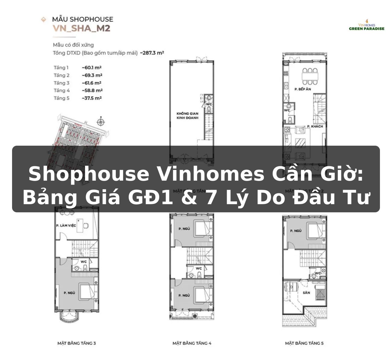 Shophouse Vinhomes Cần Giờ: Bảng Giá GĐ1 & 7 Lý Do Đầu Tư