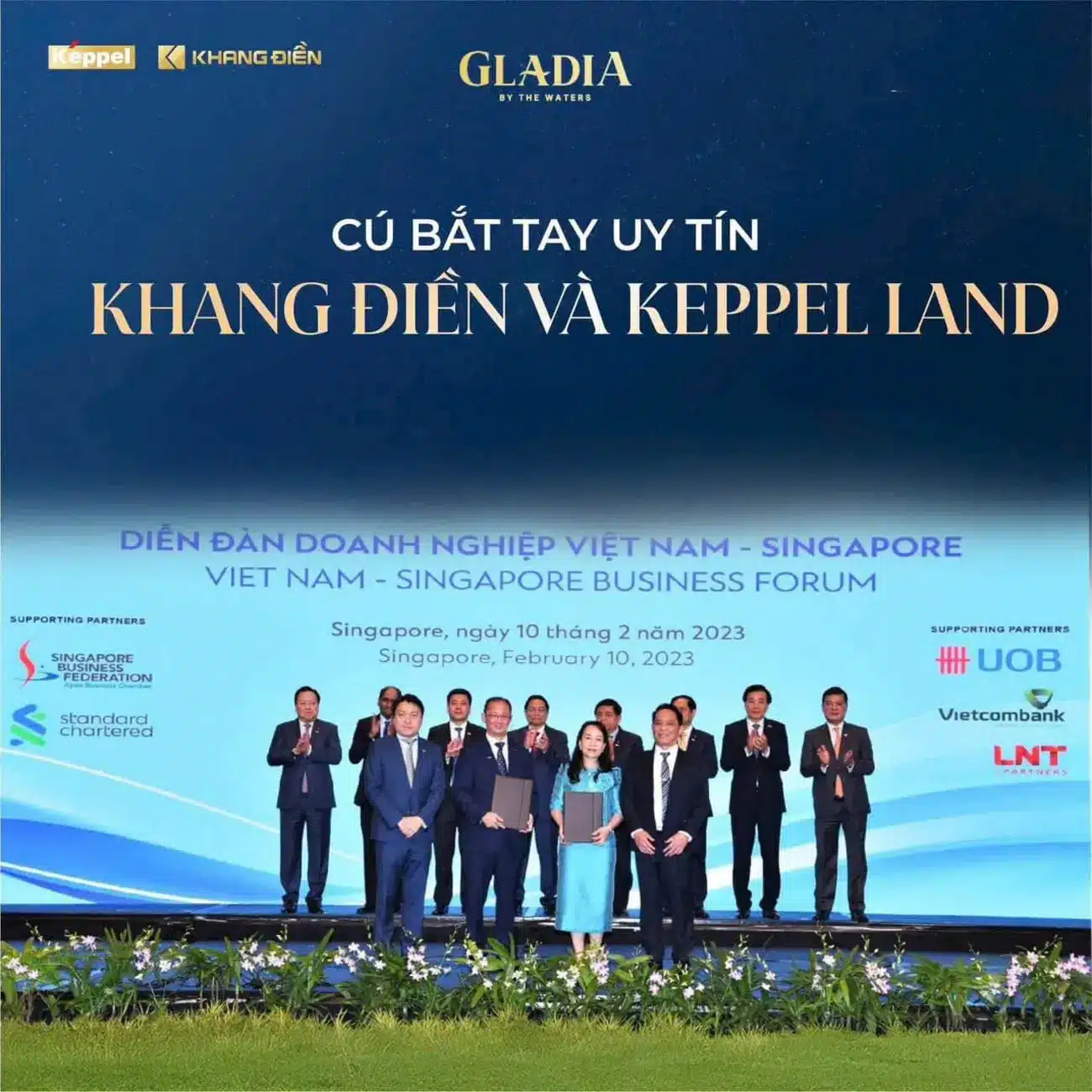 Sự kiện ra mắt Gladia by the Waters tại GEM Center TP.HCM