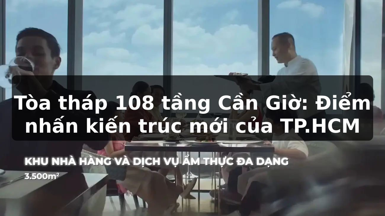 Tòa tháp 108 tầng Cần Giờ: Điểm nhấn kiến trúc mới của TP.HCM