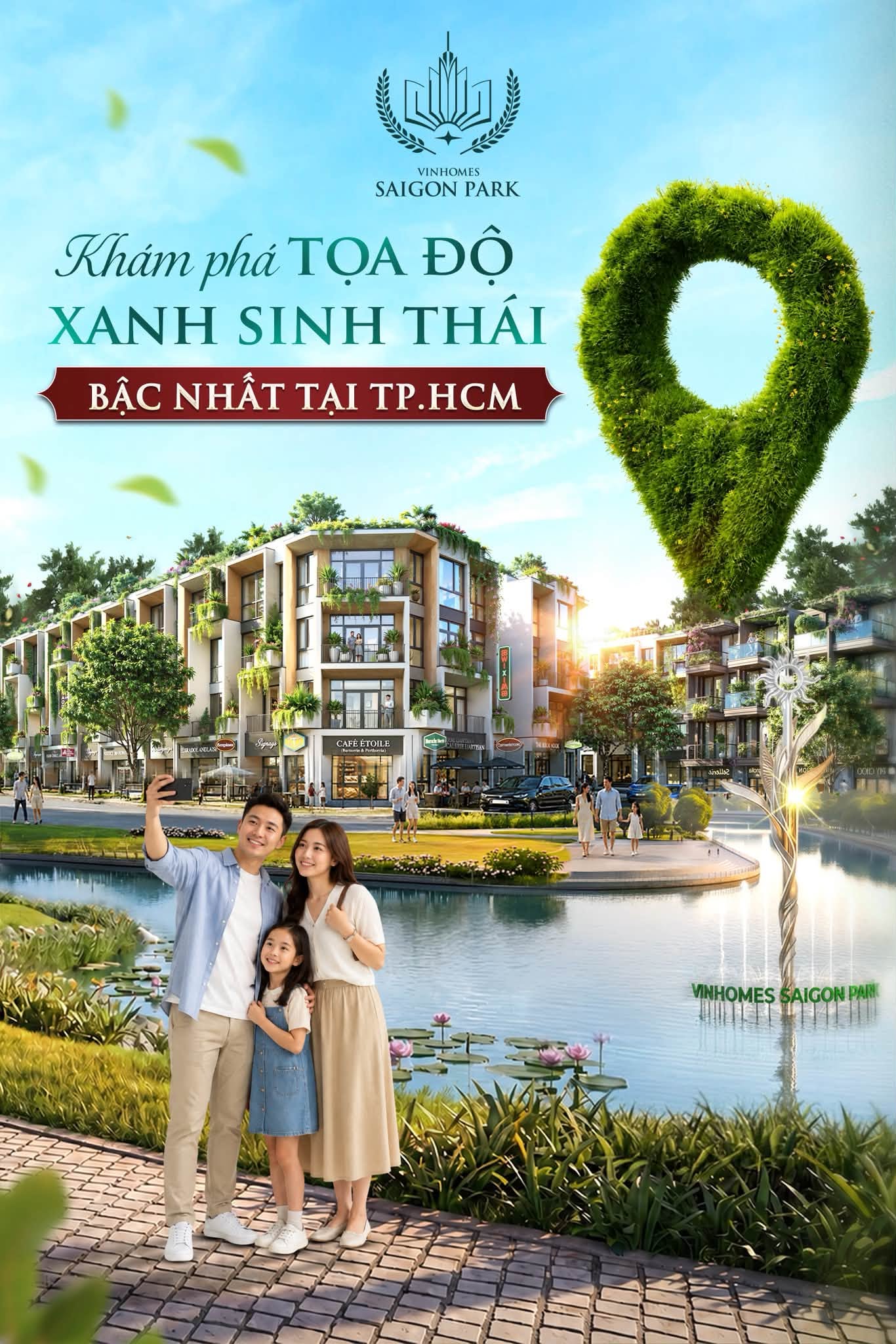 Vinhomes Hóc Môn: Không gian sống xanh, hiện đại tại Tây Bắc TP.HCM