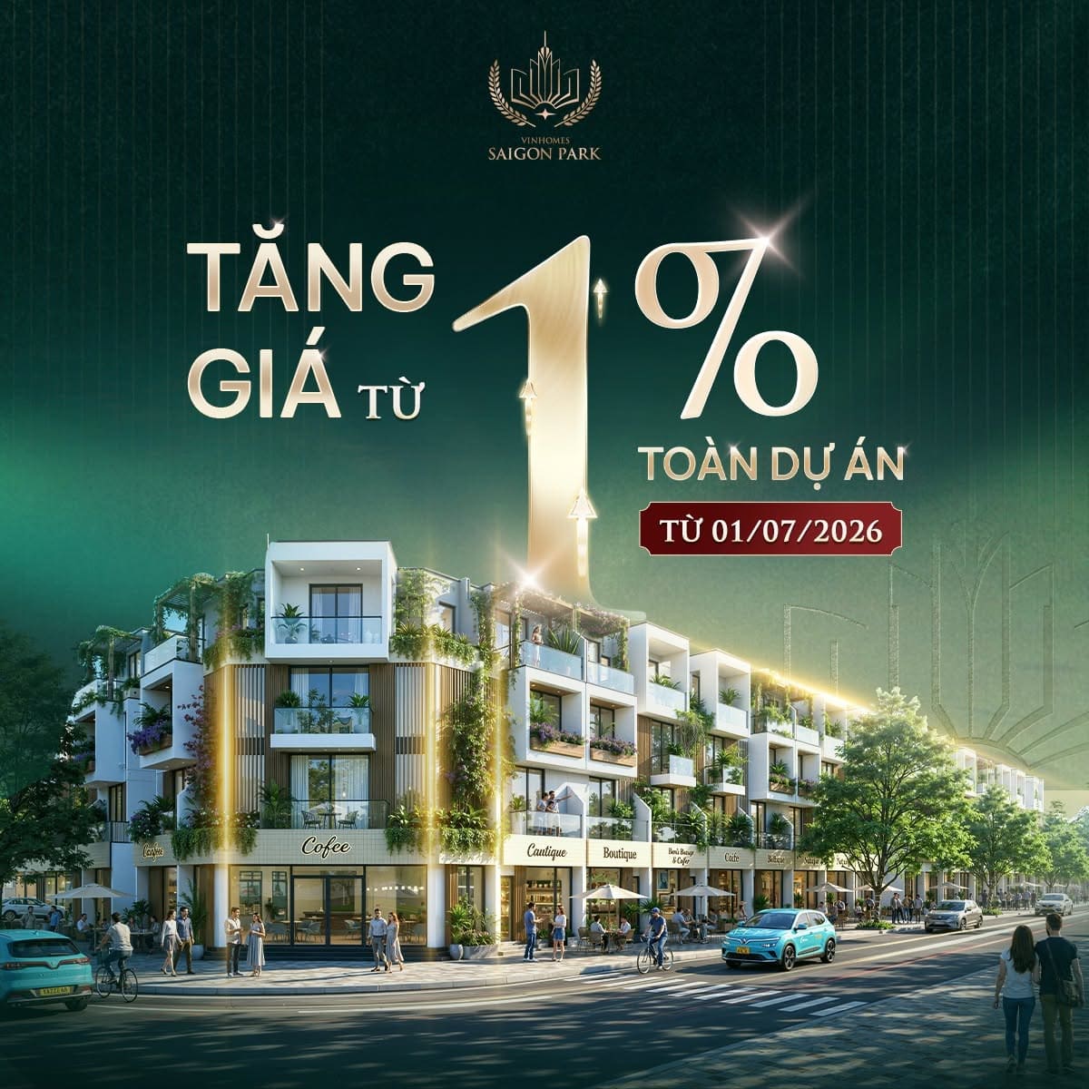 Vinhomes Hóc Môn: Cơ hội sở hữu nhà ở trước khi tăng giá từ tháng 7
