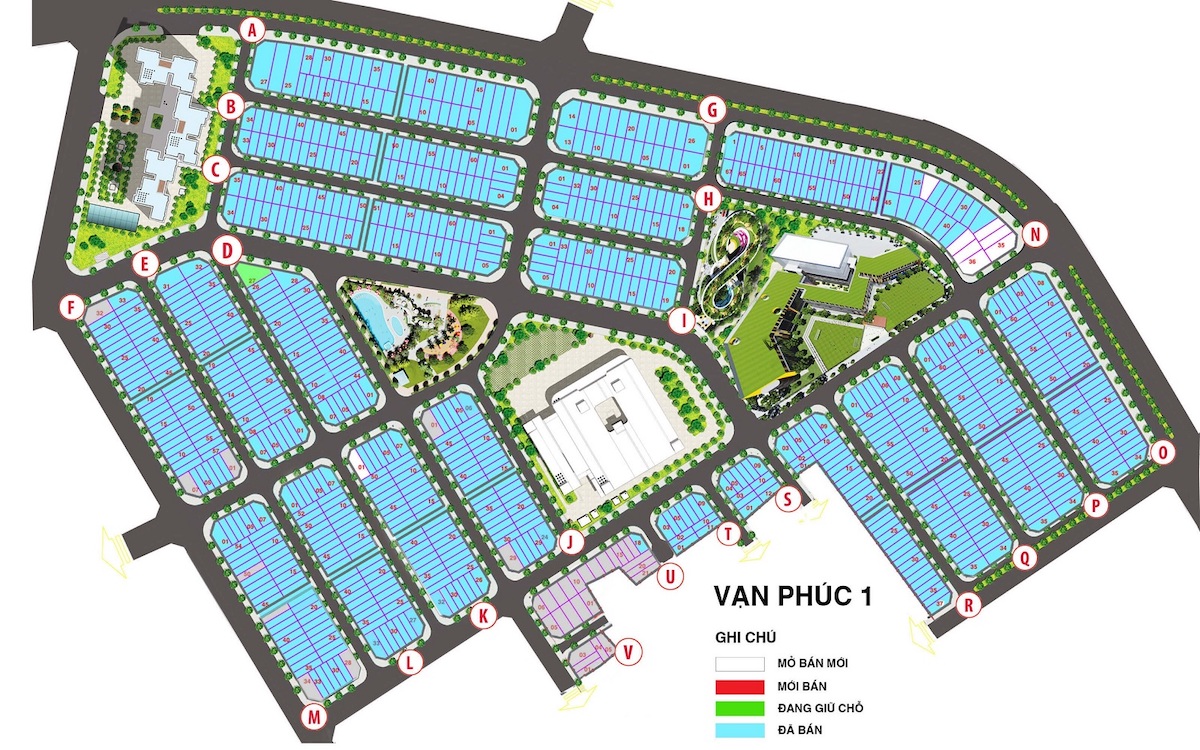 Nhà phố Khu Đô Thị Vạn Phúc City | Thông tin - Giá bán mới nhất